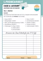 Vorschau - Klassenarbeiten - Buchführung/BSK - 6 Probearbeiten, z. B. Buchungssätze, Warenkonten, ... - Seite 3