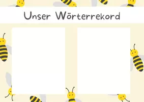 Vorschau - Poster - Unser Wörterrekord - Seite 1