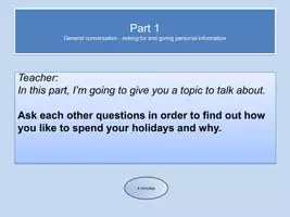 Vorschau - Unterrichtsreihen - Speaking Test Abschlussprüfung - holidays - Seite 2