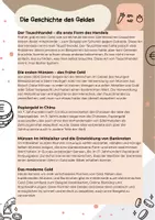 Vorschau - Arbeitsblätter - Geschichte des Geldes - Seite 1