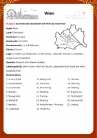 Vorschau - Arbeitsblätter - Die Stadt Wien_Steckbrief_Kurzform - Seite 1