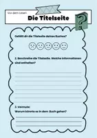 Vorschau - Stundenentwürfe - Mein Lesetagebuch für meine Buchvorstellung - Seite 3