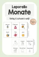 Vorschau - Mal- und Bastelvorlagen - Monate - Leporello (farbig & schwarz-weiß) - Deckblatt