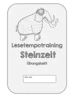 Vorschau - Arbeitsblätter - Steinzeit. Lesetempotraining. Blitzlesen - Seite 2