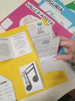 anteprima - Materiale di supporto/inclusione - Lapbook delle regioni: Piemonte - Pagina di copertina