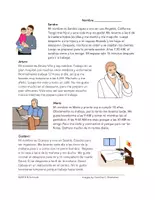 Vorschau - Text - Verbos Reflexivos Lectura: Spanische Lesung mit Reflexive Verben - Deckblatt
