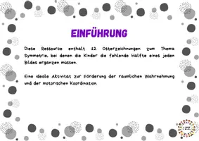 Vorschau - Stationenlernen - Ostern Symmetrie - Seite 1