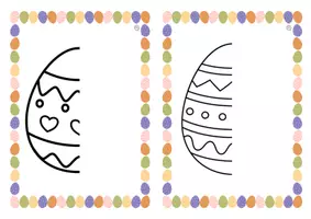 Vorschau - Stationenlernen - Ostern Symmetrie - Seite 3