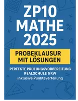 Vorschau - Merkblätter - ZP10 Mathe 2026 (ZAP Mathe 2026) KOMPLETTPAKET - Seite 1
