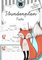Vorschau - Mal- und Bastelvorlagen - Stundenplan "Fuchs" - vier Versionen (digital editierbar) #wirfürschule - Deckblatt
