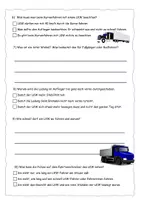 Vorschau - Arbeitsblätter - Quiz zum LKW Check (mit Lösung) - Seite 1