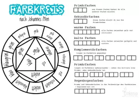Vorschau - Arbeitsblätter - Farbkreis nach Johannes Itten - Seite 3