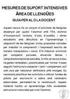 Vista previa - Hojas de trabajo - RECURSOS DE LLENGÜES (ADDICIONALS I INTENSIUS) - página 1