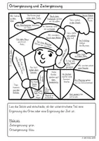 Vorschau - Arbeitsblätter - 👑 Lesen und Malen – Satzglieder bestimmen | Ort, Zeit, Grund und Art und Weise (Deutsch) - Seite 2