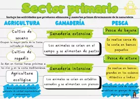 Vista previa - Hojas de trabajo - Sectores económicos - Seño Lola - Portada