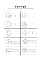 anteprima - Esercizi - VERIFICA DI STORIA SULL'OROLOGIO - Pagina 1