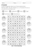Vorschau - Arbeitsblätter - Suchsel - Weihnachten (2.-4.Klasse) - Seite 1