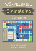Vorschau - Arbeitsblätter - Spiel: Einmaleins automatisieren - die 3er Reihe - Deckblatt