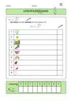 Vorschau - Arbeitsblätter - Lesespaziergang Frühling Klasse 1 und 2 - Seite 2