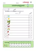 Vorschau - Arbeitsblätter - Lesespaziergang Frühling Klasse 1 und 2 - Seite 3