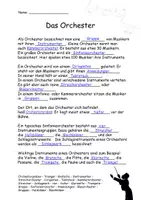 Vorschau - Arbeitsblätter - Das Orchester Arbeitsblätter Musikunterricht - Seite 2