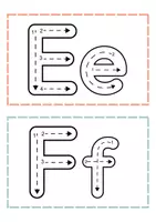 anteprima - Esercizi - Scrivere le lettere - Stampato e script - Pagina 2