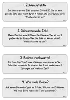 Vorschau - Stationenlernen - 12 knifflige Mathe-Rätsel - Seite 1