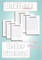 Vorschau - Arbeitsblätter - Oster Suchsel Deutsch DaZ/DaF und Grundschule 3 fach differenziert - Deckblatt