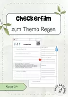 Vorschau - Arbeitsblätter - Checkerfilm zum Thema Regen KL 3-4 - Deckblatt