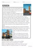 Vorschau - Arbeitsblätter - Mini Facts - London (Englisch) - Seite 2