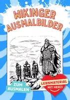 Vorschau - Mal- und Bastelvorlagen - Ausmalbild Wikinger Mittelalter Ausmalbilder Kunst ausmalen - Deckblatt