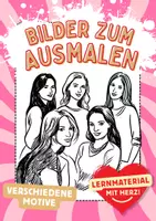 Vorschau - Mal- und Bastelvorlagen - Bilder zum Weitermalen - Deckblatt