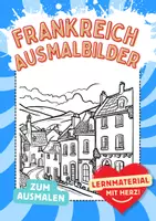 Vorschau - Arbeitsblätter - Ausmalbild Französisch Frankreich Ausmalbilder Kunst - Deckblatt