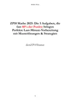 Vorschau - Test - ZP10 Mathe 2025- Die 5 Aufgaben, die fast 80 % der Punkte bringen - Seite 2