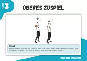 Vorschau - Arbeitsblätter - Volleyball⎮Spezifische Erwärmung für das obere Zuspiel - Seite 3