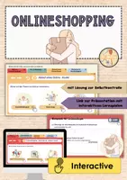 Vorschau - Unterrichtsreihen - Onlineshopping - Interaktive PDF - Deckblatt
