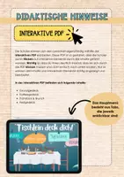 Vorschau - Arbeitsblätter - Tisch decken, Interaktive PDF, Hauswirtschaft - Seite 1