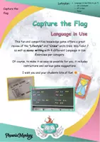 Vorschau - Unterrichtsreihen - Game "Capture The Flag": Language in Use (WayToGo! 7) - Deckblatt