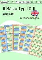 Vorschau - Spiele - Tandem Activity If Sätze / If clauses Type 1 and 2 - Deckblatt