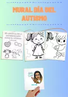 Vista previa - Manualidades / Dibujos para colorear - Mural colaborativo Día Mundial de la Concienciación sobre el Autismo - Portada