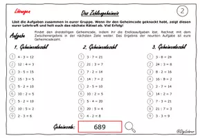 Vorschau - Spiele - Endlosrätsel Grundrechenaufgaben (Escaperoom) - Seite 3