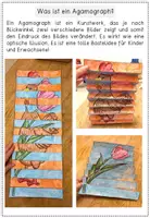 Vorschau - Arbeitsblätter - Frühling / Ostern - Agamograph - Kunstprojekt /Bastelvorlage - Optische Illusion - Seite 2