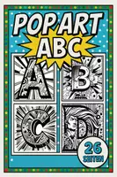 Vorschau - Mal- und Bastelvorlagen - Pop Art ABC: Farbenfrohes Lernen, Malvorlagen inkl. Stundenentwurf (PDF) - Deckblatt