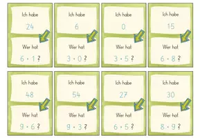 Vorschau - Spiele - 2.Klasse Einmaleins: Rechenspiel 3er-, 6er- und 9er-Reihe - Seite 3