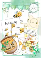Vorschau - Unterrichtsreihen - Lapbook Biene - Deckblatt