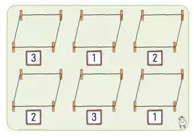 Vorschau - Fördermaterial/Inklusion - Klettmappe "Ponykoppel 2" - Menge/Ziffer ZR 3 - Seite 1