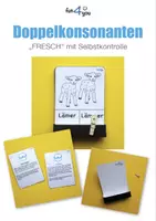 Vorschau - Stationenlernen - Silben schwingen, Doppelkonsonanten - "FRESCH" mit Selbstkontrolle - Deckblatt