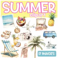 Vorschau - selbst erstellte Cliparts/Grafiken - Sommer-Cliparts oder Strandurlaub-Cliparts - Seite 1