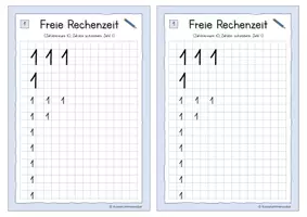 Vorschau - Arbeitsblätter - Freie Rechenzeit - Aufgabenkarten zum Rechnen (1. Klasse) - Seite 2