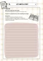 Vorschau - Arbeitsblätter - How to write a story! - Seite 1